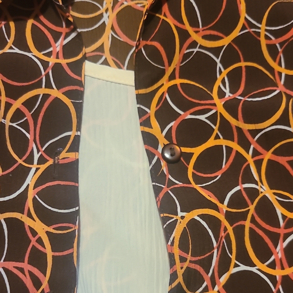 Elementz Multicolor Abstract Pattern Top - image 3